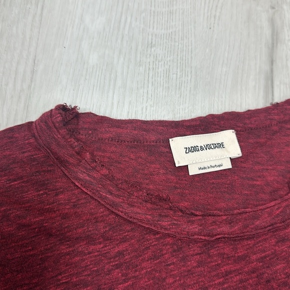 Zadig & Voltaire Walk Flock Amour Tee- XS,S,M,L - Picture 3 of 8